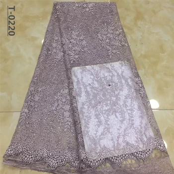 

African Net Lace Fabric 3D Applique Milk Silk Lace French Lace Fabric High Quality Nigerian Lace Fabric For Wedding Dress