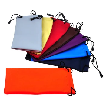 

1PC Soft Cloth Dust Pouch Optical Glasses Carry Bag For Sunglasses MP3 Player / Phone /Reading Glass Portable Storage Bag
