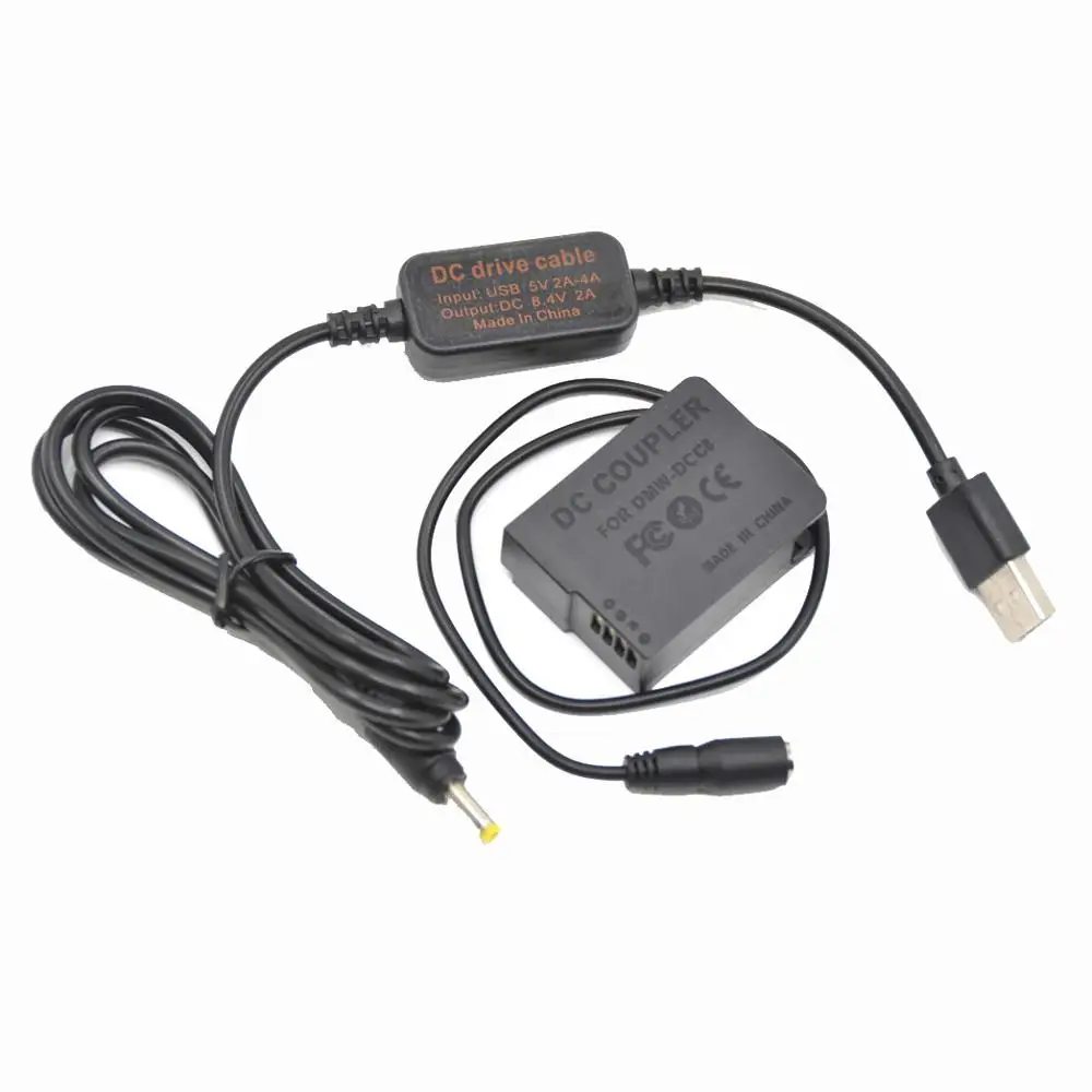 Мобильный Внешний аккумулятор с usb кабелем и искусственной батареей для lumix DMC GH2