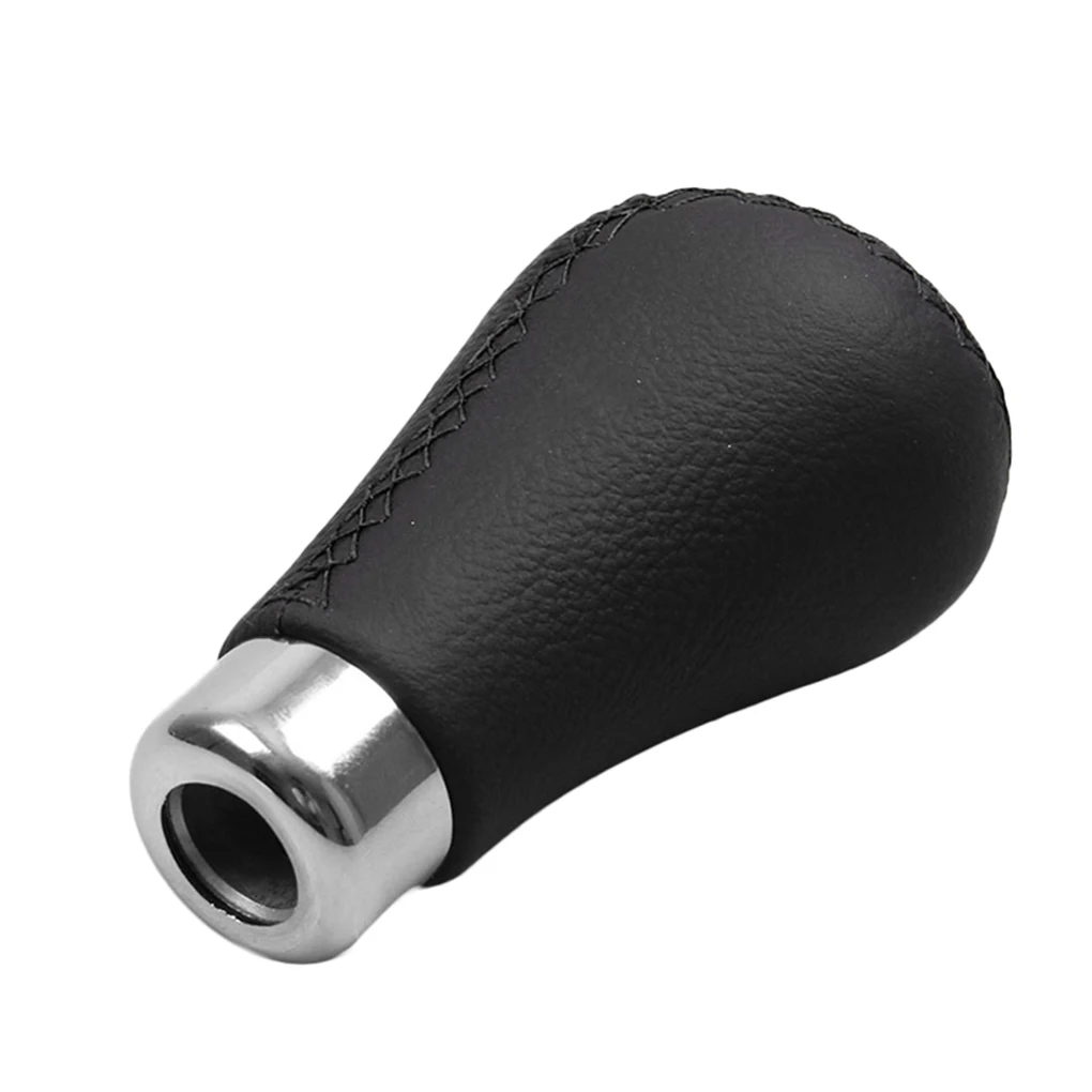 Ручка переключения передач Универсальная кожаная ручка рычага переключения передач с адаптерами ручная наклейка переключения передач
