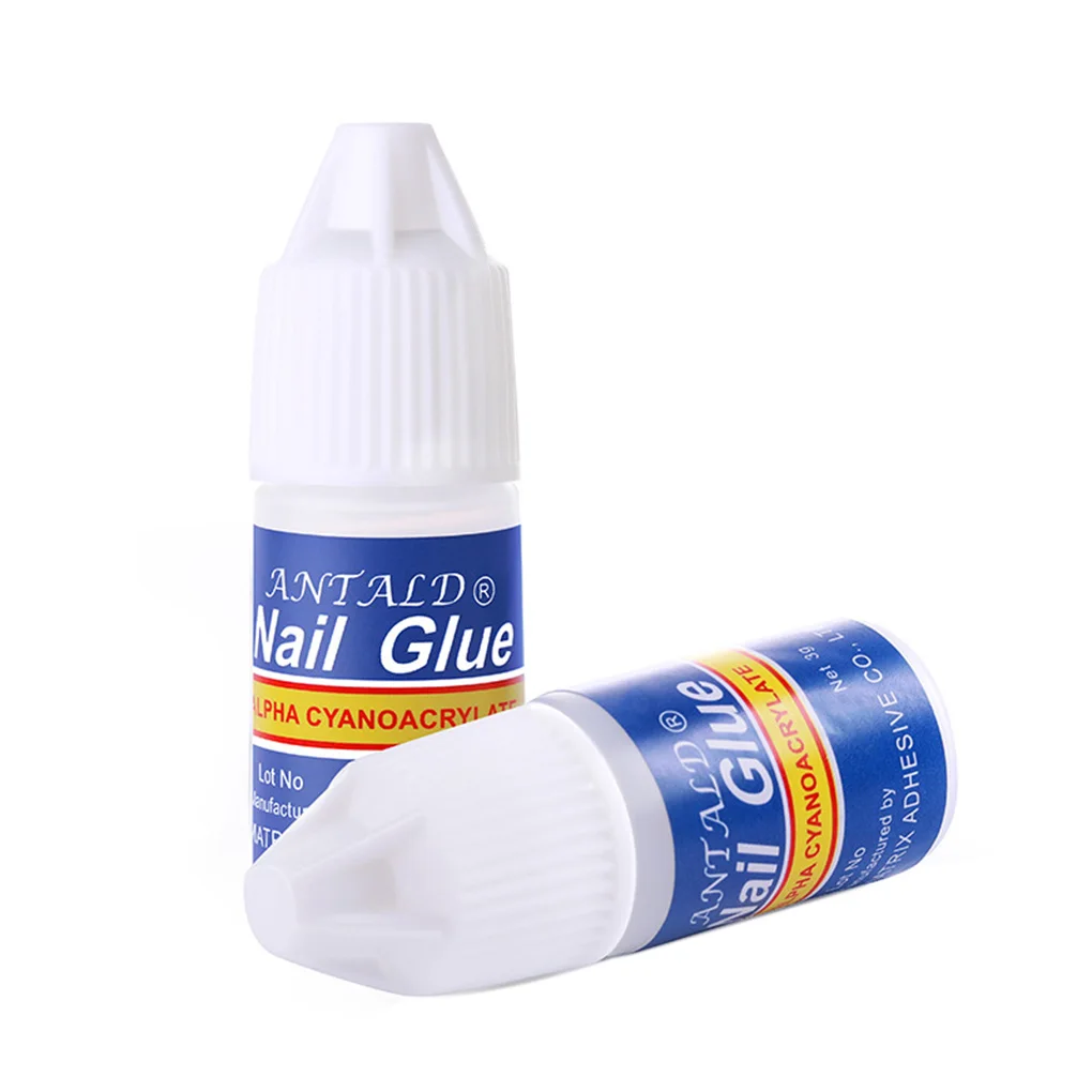 Горячая 1 шт украшения для ногтей Клей поддельный клей прозрачные французские