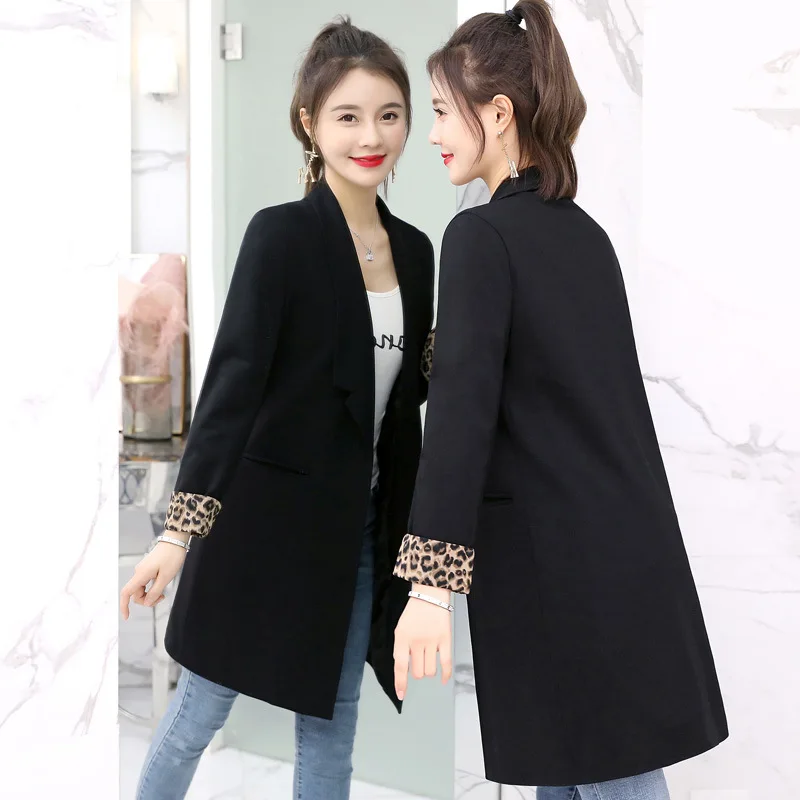 

Small Suit Coat Female Spring 2019 New Style Fashion Korean-style British Style Retro Hong Kong Style CHIC Casual Suit