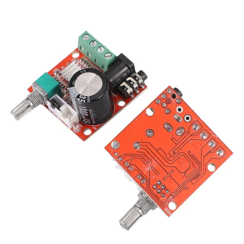 12 В мини Hi-Fi PAM8610 аудио стерео усилитель доска 2X10 Вт двухканальный D Класс модуль