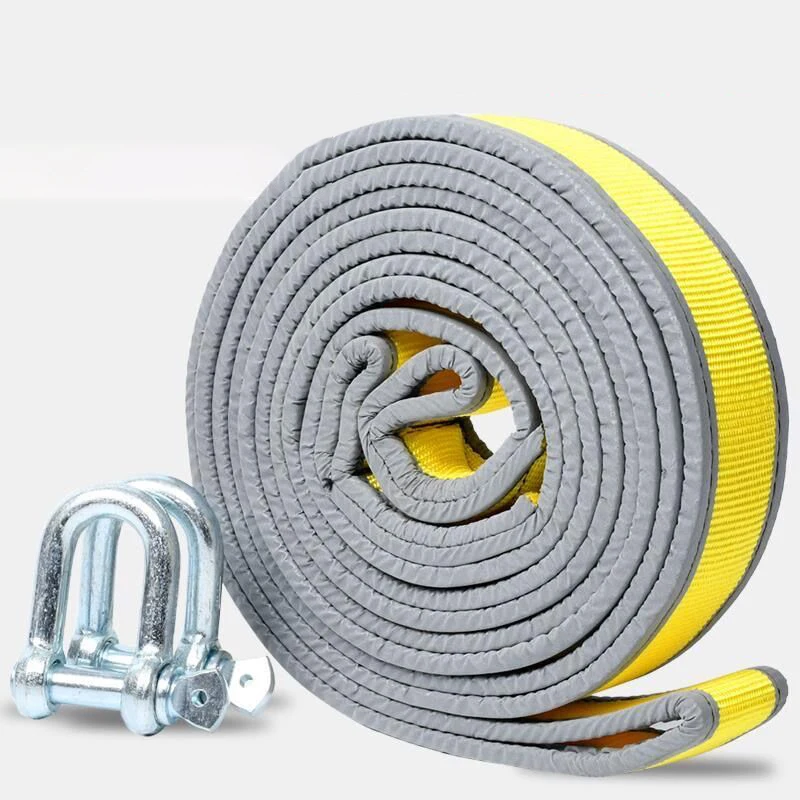 

4M Reflective Towing Rope Car Wire Rope Off-road Car Thick Traction Rescue Rope Pull Cart With Trailer Tow Rope