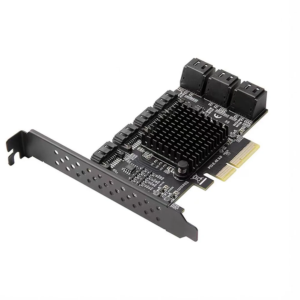 Адаптер SATA PCI-E 4/5 0 Φ X4 X8 X16 к 6/10 6 Гбит/с карта расширения скорости III PCIE контроллер |