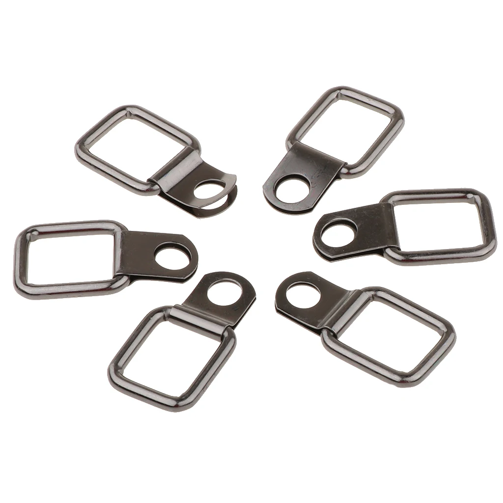 6X D Ring Tie Downs Forged Lashing Ring For Case Truck Cargo Trailer