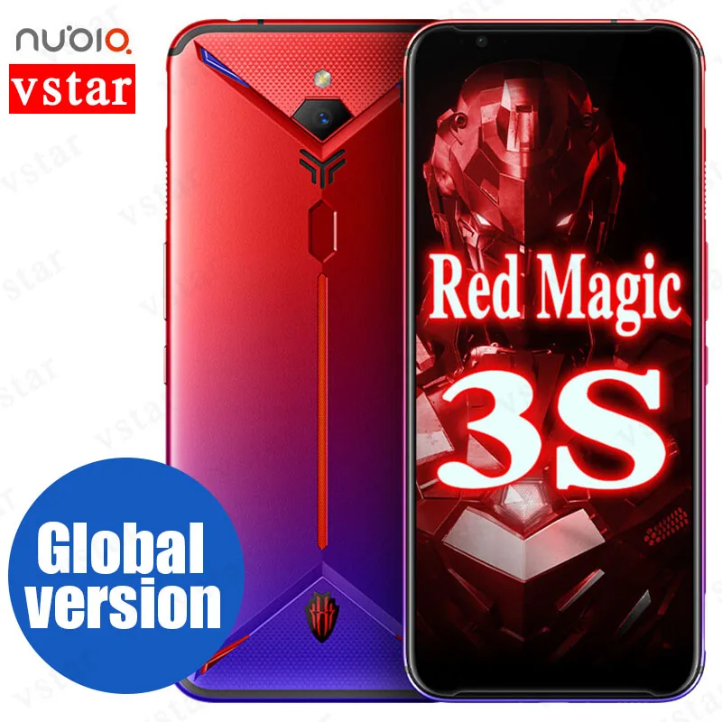 Глобальная версия оригинала zte nubia Red Magic 3S мобильный телефон 6,6" Snapdragon 855 плюс отпечаток пальца FastCharge игра мобильный телефон