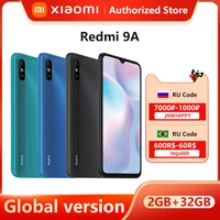 Globale Version Xiaomi Redmi 9A 2GB RAM 32GB ROM Smartphone Marke Neue Telefon MTK Helio G25 Octa Core redmi9a 32 Handy