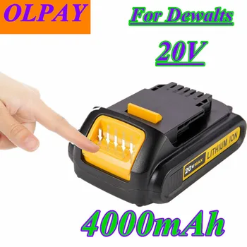 

20V DCB201 4000mah Rechargeable Li-ion Battery Portable Replacement Battery Backup Battery For Dewalt Electric Power Tool