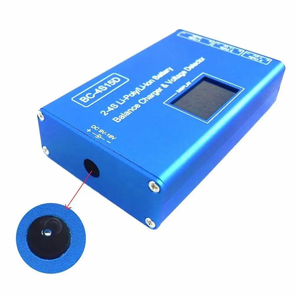 BC-4S15D Battery Lithium Lipo Balance Charger Voltage Detector LCD Digital Display Balance Charger for 2S 3S 4S RC Battery
