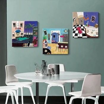 

Nordic Poster Road Cuadros Decoracion River Wall Pictures For Living Room Wall Art Canvas Painting Unframed