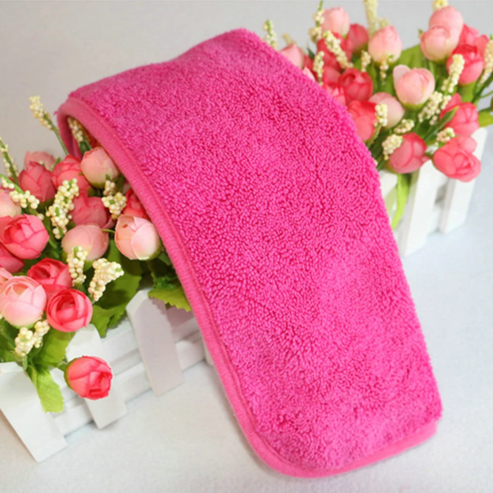 2pcs Soft Protection Antibacterial Clean Microfiber Reusable Makeup Remover Cloth Face Towel Wash Tools Pads Facial 5