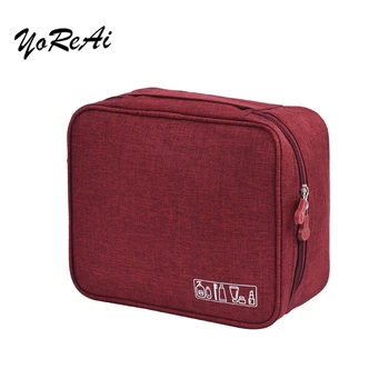 

YoReAi Travel Organization Beauty Cosmetic Cases Storage Pouch Wash Bags Women Drawstring Make up Bag Organizer Handbag