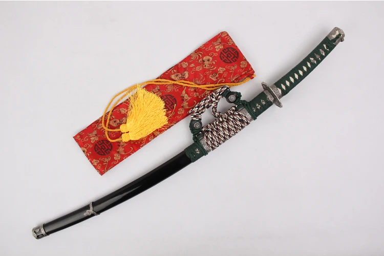 Real Japanese sword katana cosplay carbon steel blade samurai swords weapon metal decotative props no sharp zinc Guard