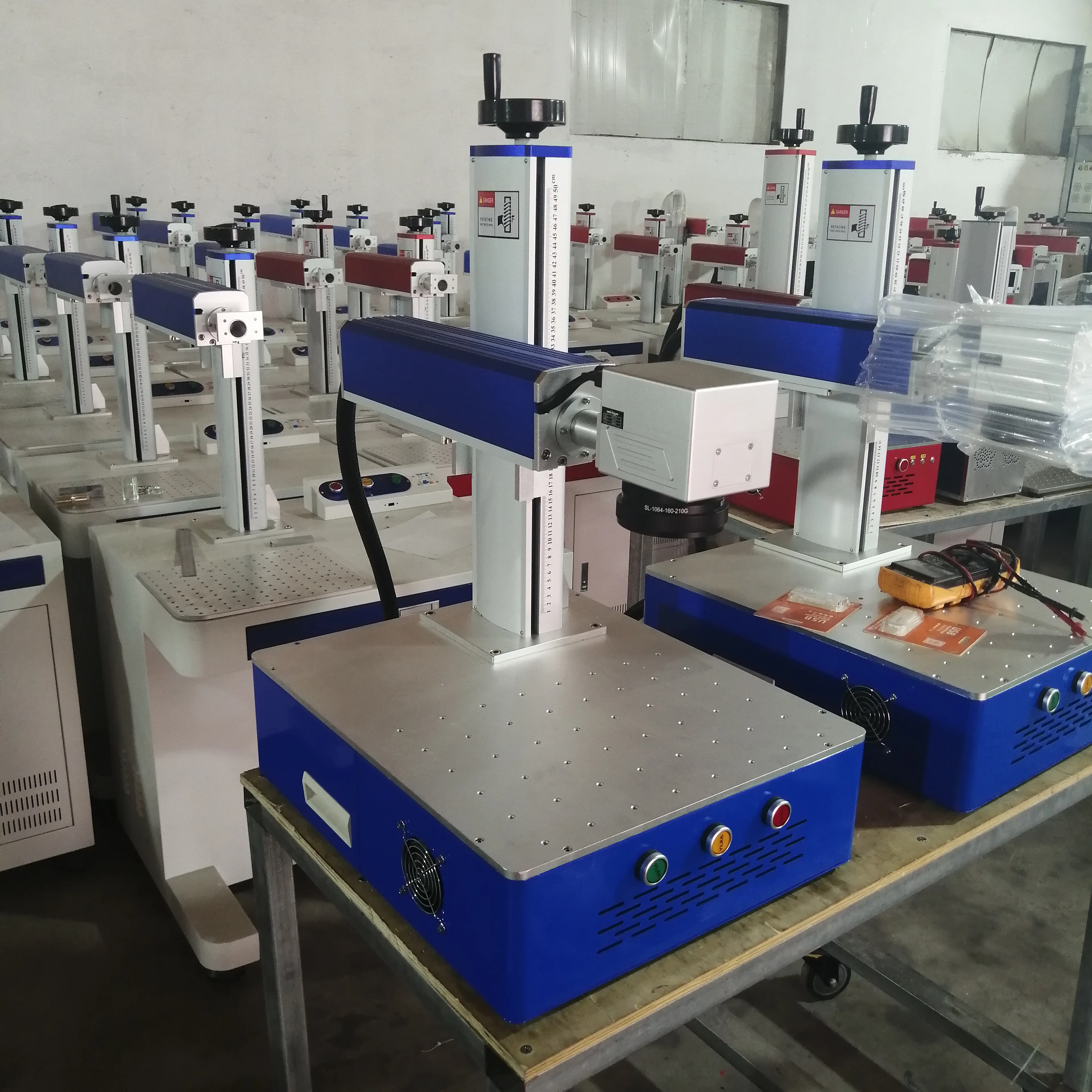 Free shipping 20w raycus fiber laser marking machine mini laser engraving machine with rotary tools