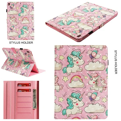 Милый С рисунком Smart Sleep Wake Up Чехол с подставкой чехол для iPad 2/3/4 9,7 дюймовый защитный экран - Цвет: For iPad 234 Bm