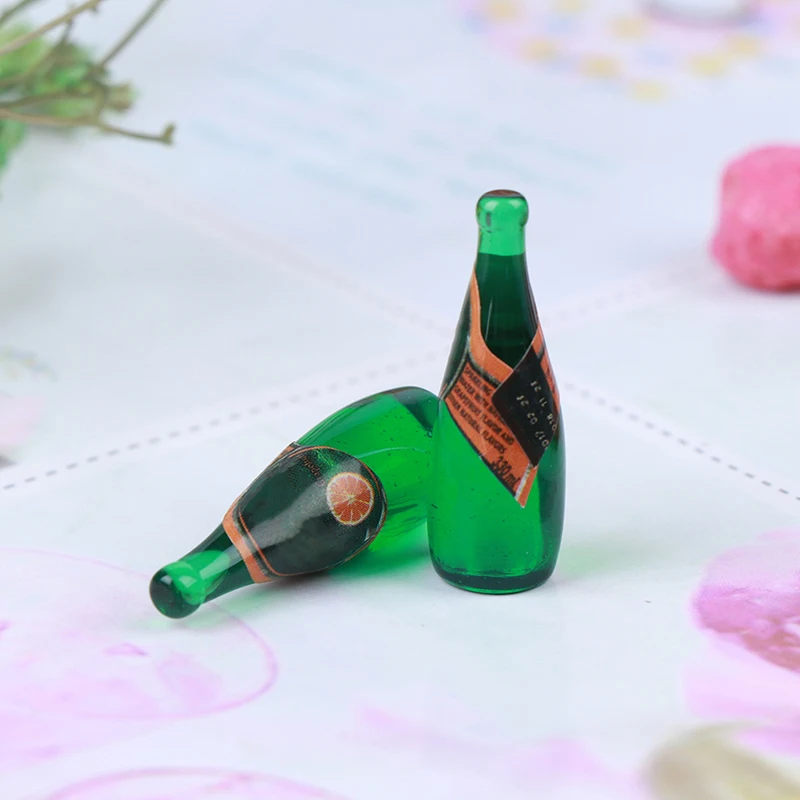 2 шт 1/12 кукольный домик миниатюрная фруктовая бутылка Кукольный дом аксессуары