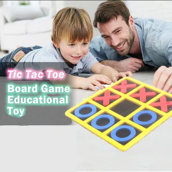 

Tic Tac Toe Lightweight Cognitive Learning Toys Intelligent Educational Toy OX Chess Parent-Child Interaction Leisure Board Game
