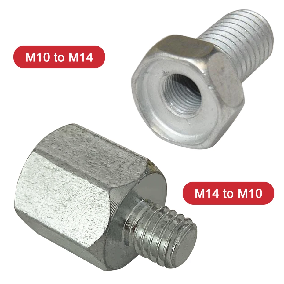 M10 M14 M16 Angle Grinder Polisher Interface Converter Bit Screw Thread Adapter 