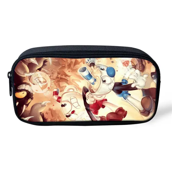 CDWX4374K HaoYun мультяшный детский чехол-карандаш Cuphead Mugman горячая игра узор детские ручки сумки 3D аниме мальчики девочки школьные принадлежности Mochila - Цвет: CDWX4374K