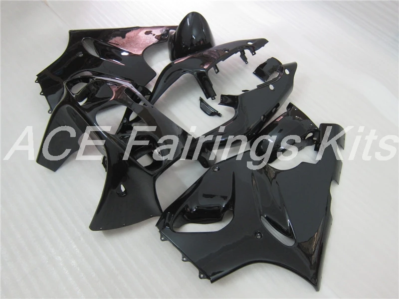 ABS обтекатель комплект подходит для Kawasaki Ninja ZX7R ZX-7R 1996-2003 96 97 98 99 00 01 02 03 Обтекатели эксклюзивное освещение черного цвета