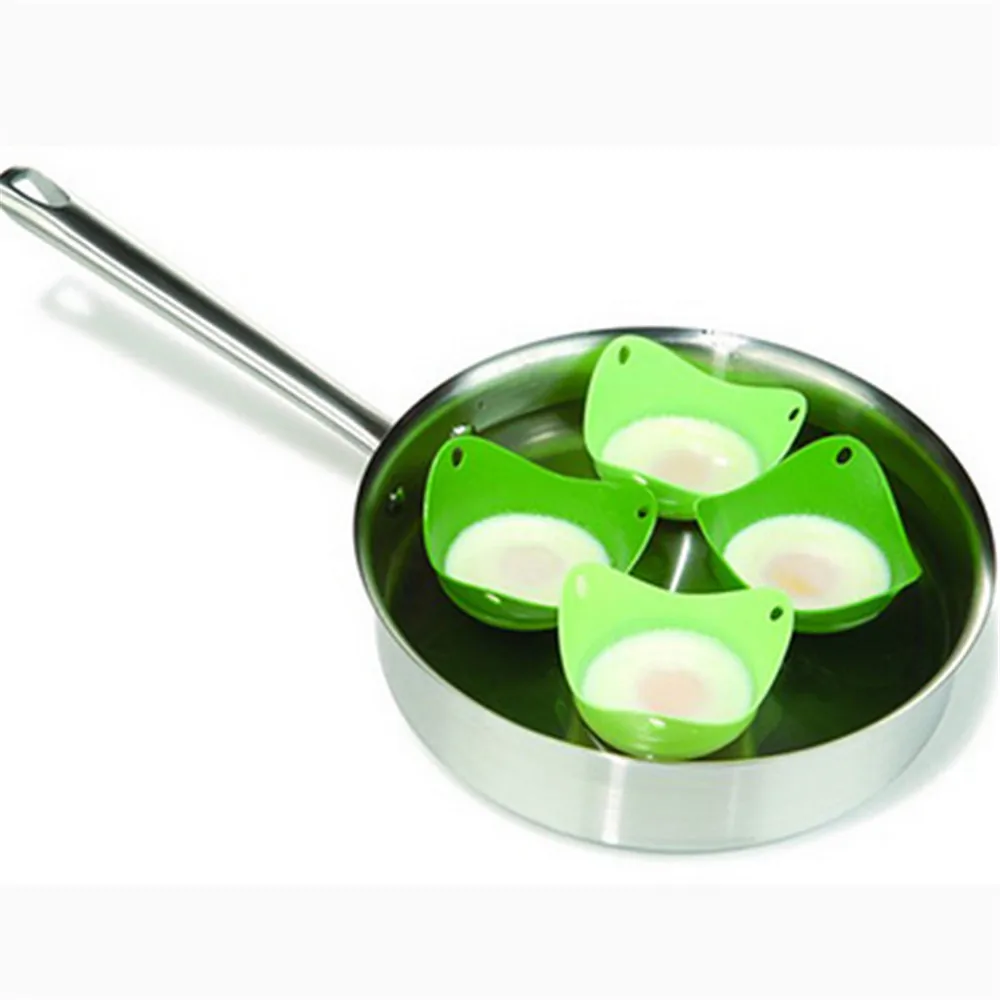 

1Pcs/Lot Silicone Egg Poacher Poaching Pods Egg Mold Bowl Rings Cooker Boiler Cuit Oeuf Dur Kitchen Cooking Tools Pancake Maker