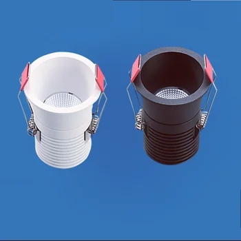 

Circular Anti Glare Dimmable COB LED Downlights 7W/9W LED Ceiling Spot Lights Warm Cold White Background Lamps Indoor Lighting