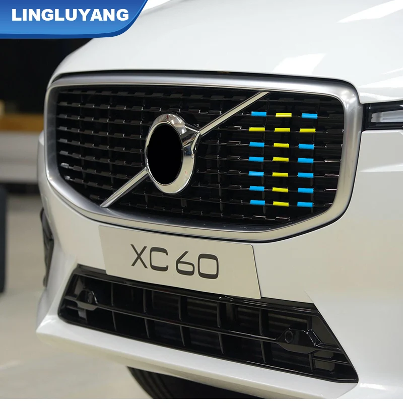 Auto Embleem Teken voor Volvo XC40 2023 2024 Pure Electric,Front Grille Auto Embleem Teken voor Volvo XC40 2023 2024 Pure Electric,Front Grille