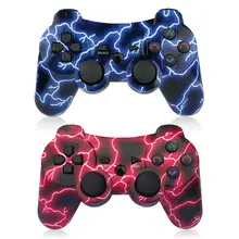 K ISHAKO для PS3 контроллер беспроводной двойной шок геймпад для Playstation 3 Пульт дистанционного управления, Sixaxis PS3 контроллер с зарядным кабелем