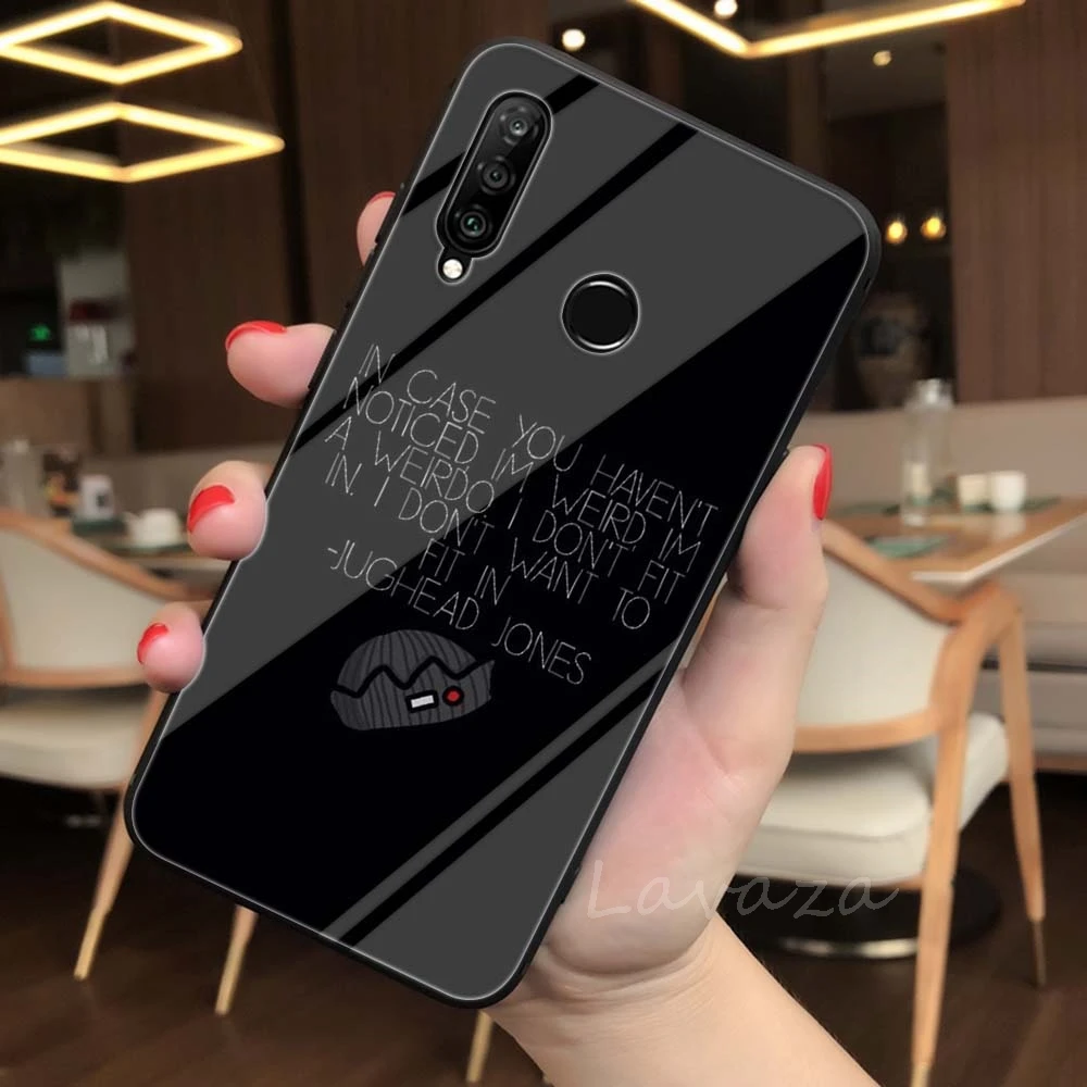 TG10 Ривердейл ТВ American Horror Story закаленное Стекло мягкий чехол для Huawei Honor 8x9 Коврики 20 P Smart P10 P20 P30 Lite рro - Цвет: TG10