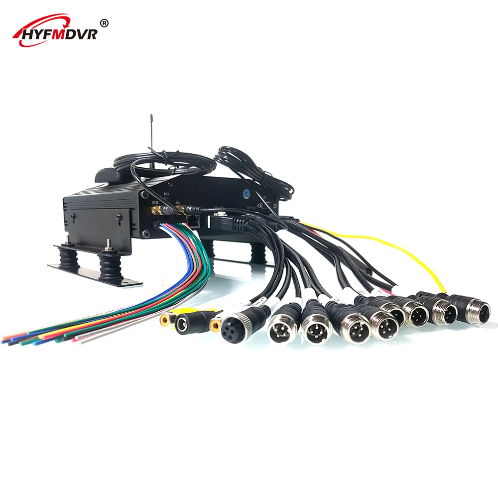 HYFMDVR 8CH MDVR 4G gps система слежения за транспортными средствами для прицепов, лодок, грузовиков PAL/NTSC
