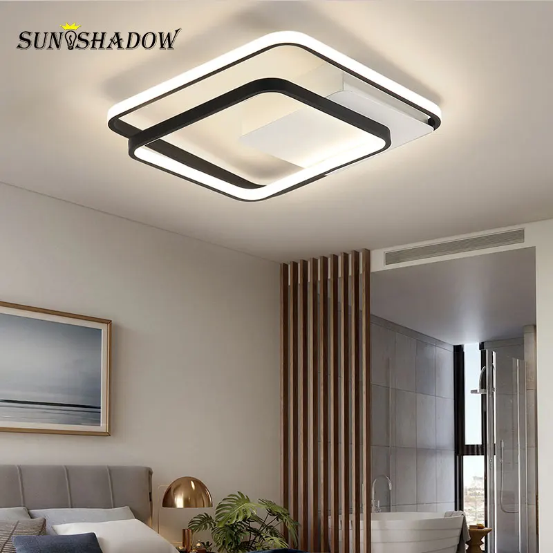 

Led Chandelier Square Metal Modern Chandelier Lighting for Living room Bedroom Kitchen Dining Room Lustre Led Ceiling Fixtures