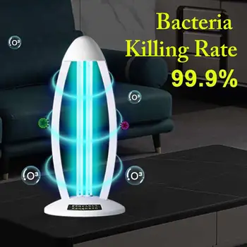 

38W UVC Ozone Germicidal Lamp Ultraviolet Convenient Remote Control Timing Light for Home School Office