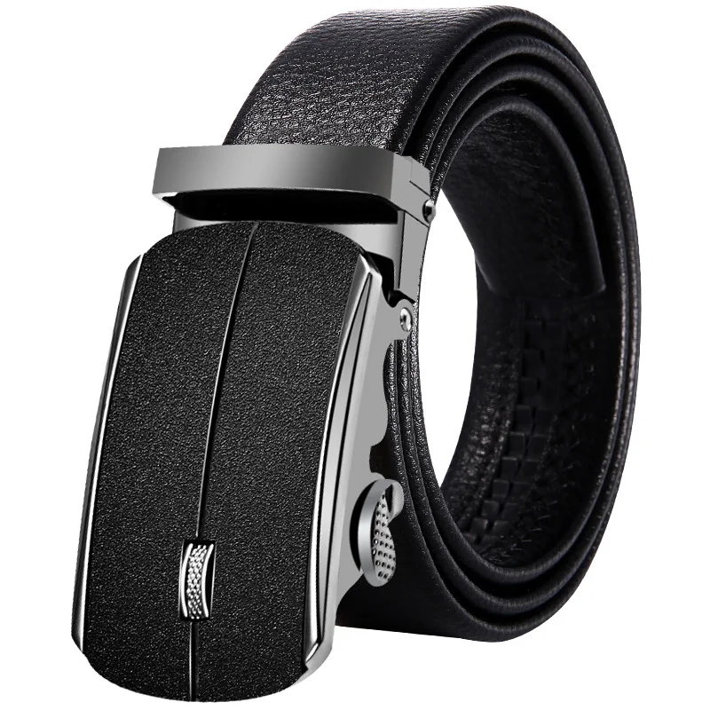 

Design Men Belt Genuine Leather Belt For Men Luxury Business Belt Cummerbunds Ceinture Homme Waist Belt Automatic buckle belt