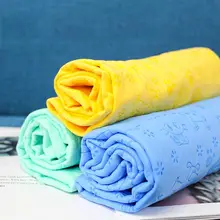 1 шт. прямоугольник собачий кошачий душ увлажненный водопоглощение очищающее полотенце для домашних животных портативное быстрое высыхание