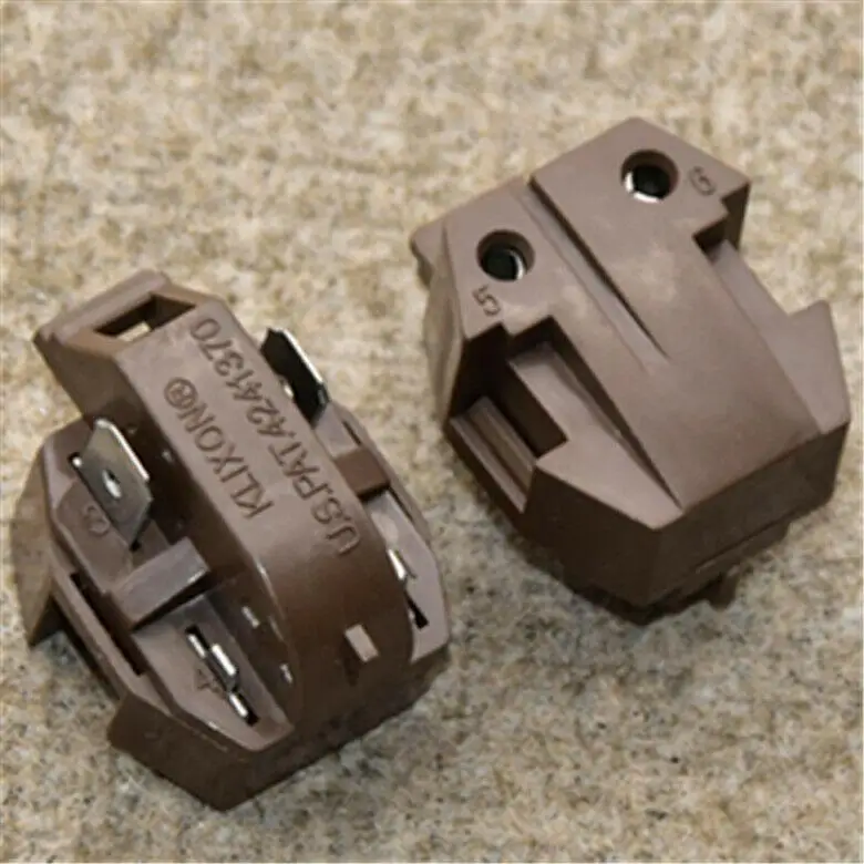 6PCS Refrigerator Freezer Relay PTC Starter USPAT4241370 U.S.PAT.4241370 3 PlugCar Switches