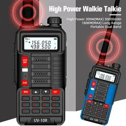 BAOFENG – walkie talkie double bande, longue portée, Radio bidirectionnelle, étanche, royaume uni, UV 10R 
