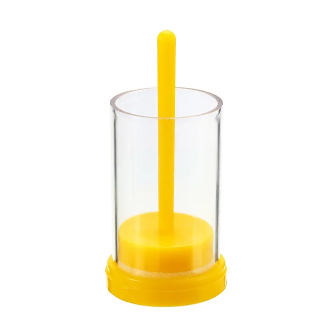 1 Állítsa Be A Műanyag Queen Méhek Jelölését Ketrec És Jelölő Tolljelző Palack Dugattyúval - Image 4