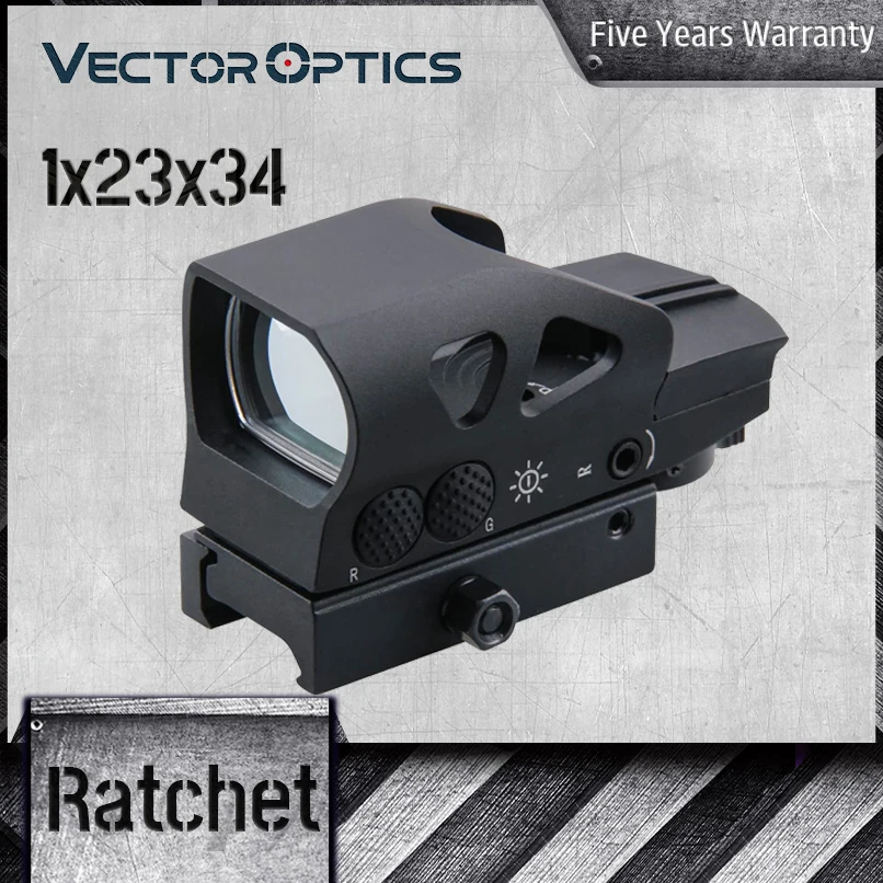 Vector Optics Ratchet 1X23X34 RED DOT SIGHT 4 Reticle Scope Weapon