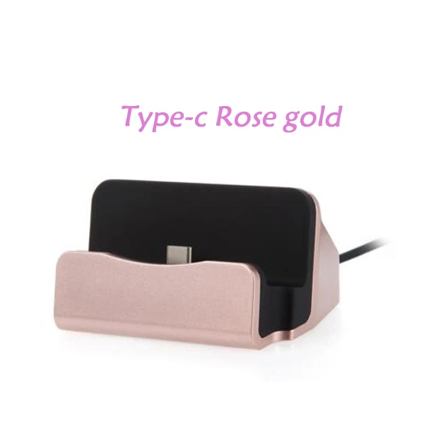 Rose Gold USB док-станция для телефона, зарядное устройство для samsung s8 s9 s10plus s 8 s 9 s 10 plus, быстрое зарядное устройство для a70 50 30 20 a 70 50 30 20 - Тип штекера: Rose Gold