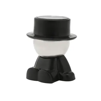 

Mini Rotatable Magnet Phone Holder Gentleman Villain Hat Magnetic Stent Navigation Vehicle Car-styling Mobile Phone Holder