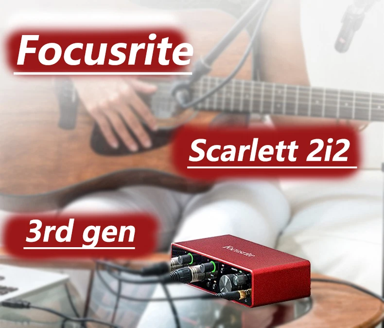 Focusrite Scarlett 2i2 (3rd gen) professional