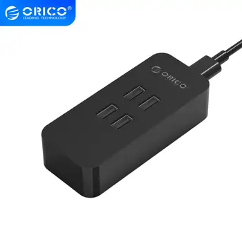 

ORICO 4 Ports USB Charger 5V2.4A Mobile Phone Fast Charging Adapter For Desktop iPhone x/8/7/6 Plus Samsung HuaWei Xiaomi Oppo