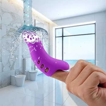 Finger Vibrator Lesbian Erotic Products Clitoral G-spot Stimulator Silicone Dildo Female Masturbation Tool Sex Toys for Couples 6