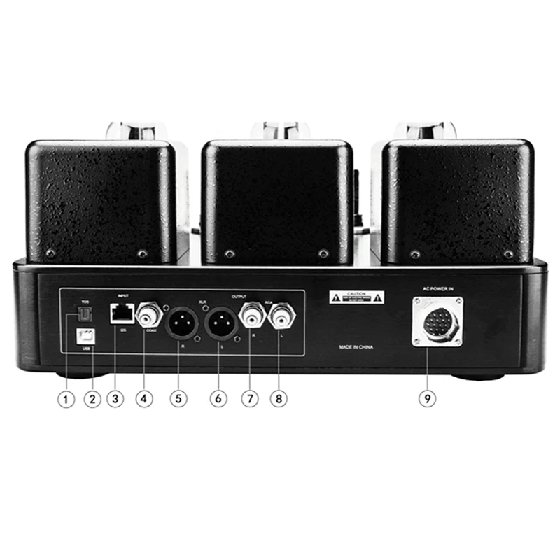 Little Dot A1 6SH7 Tube Amplifier ES9038PRO DSD512 DAC Decoding Amplifier Headphone Amplifier