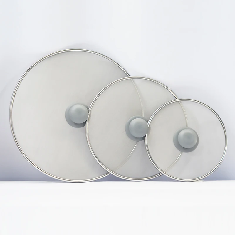 Stainless Steel Kitchen Accessories Frying Pan Oil Splash Screen