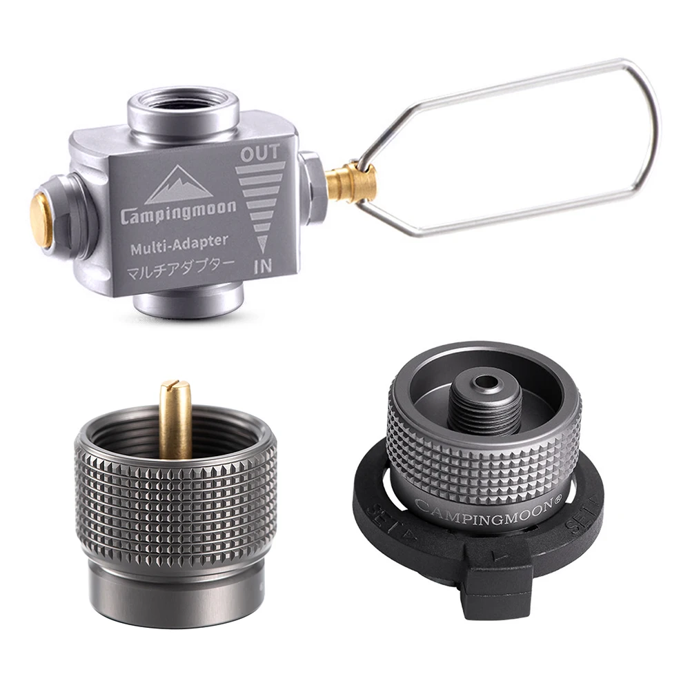 Gas-Adapter Cookware Camping-Equipment Hiking Plus