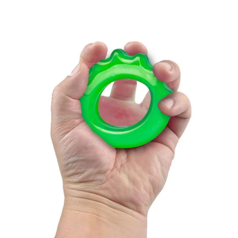 Grip rubber ring ладони удар палец реабилитации хват тренировочный кольцо случайный цвет