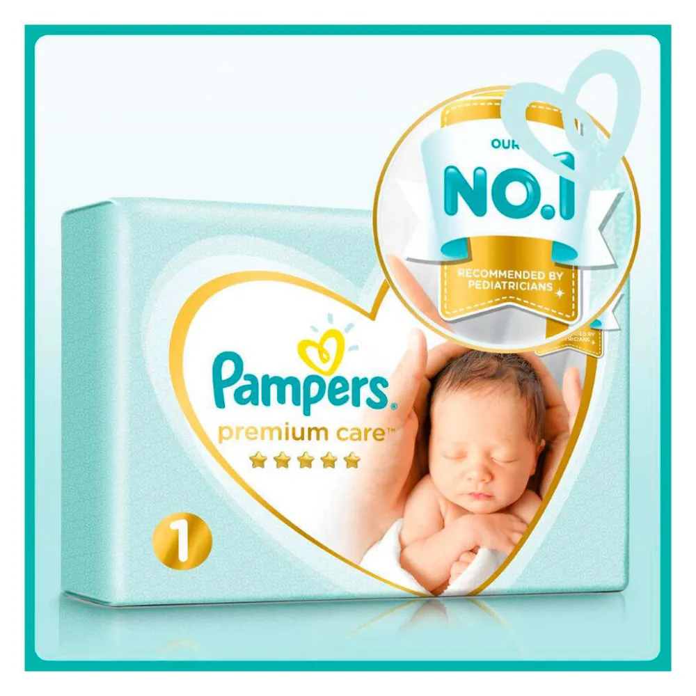 Подгузники Pampers, Premium Care, размер 5, 11-16кг, 28 шт