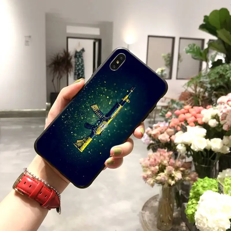 Мягкий силиконовый черный чехол для телефона PENGHUWAN Counter Strike cs go Game iPhone 11 pro XS MAX 8 7 6 6S